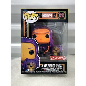 Funko POP! Marvel 1212 Kate Bishop with Lucky The Pizza Dog NEW
